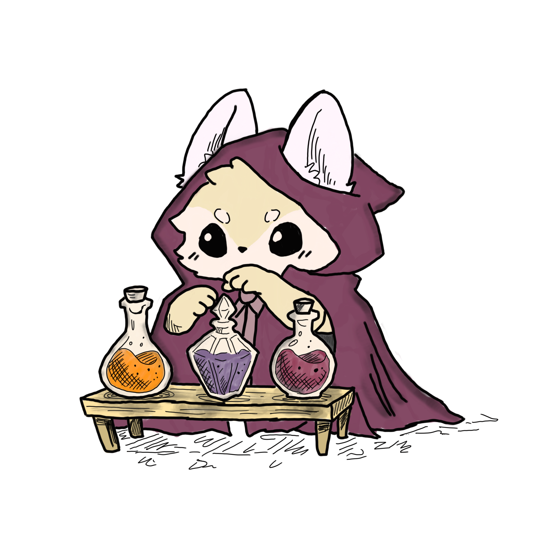 Alchemize character choosing potions